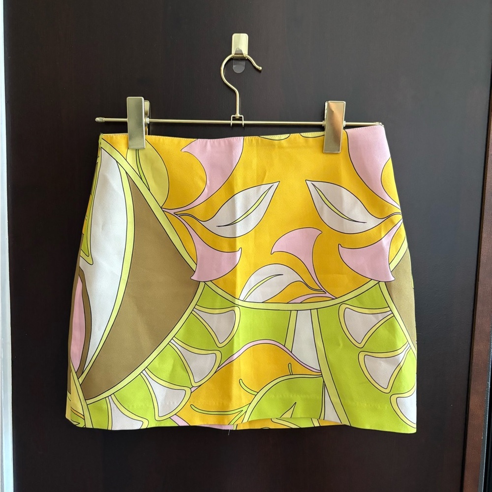 Colorful zara mini skirt